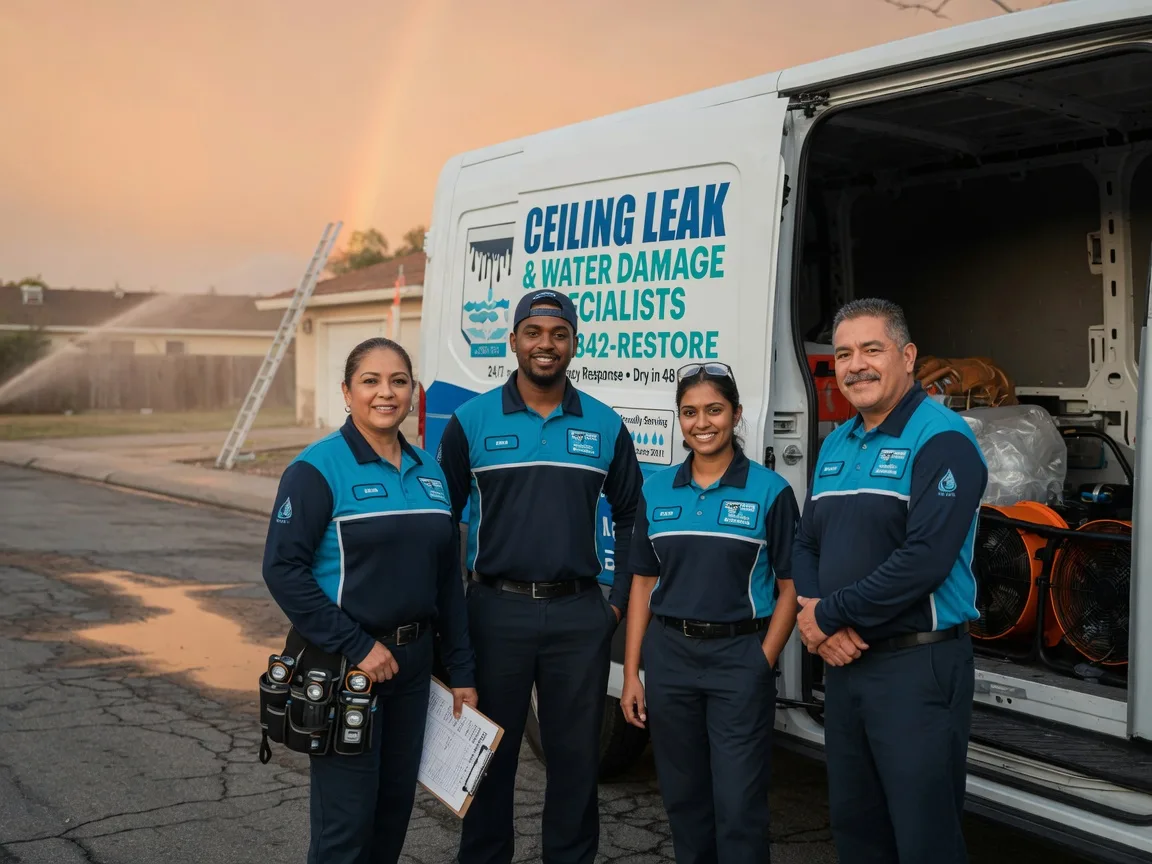 Ceiling Leak Cleanup company in West Milton, PA