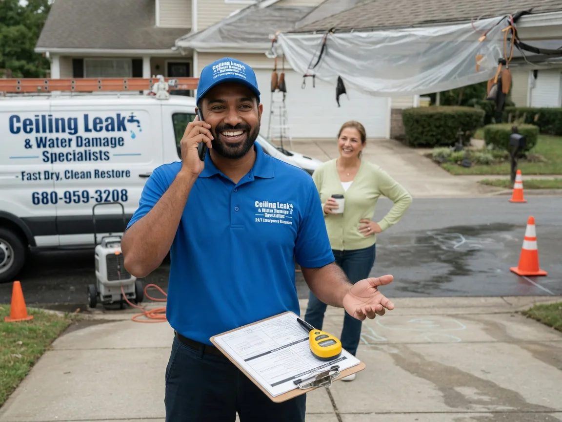 Ceiling Leak Cleanup West Milton, PA FAQs